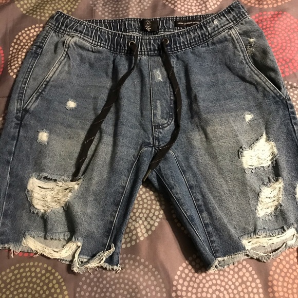 cotton on mens denim shorts